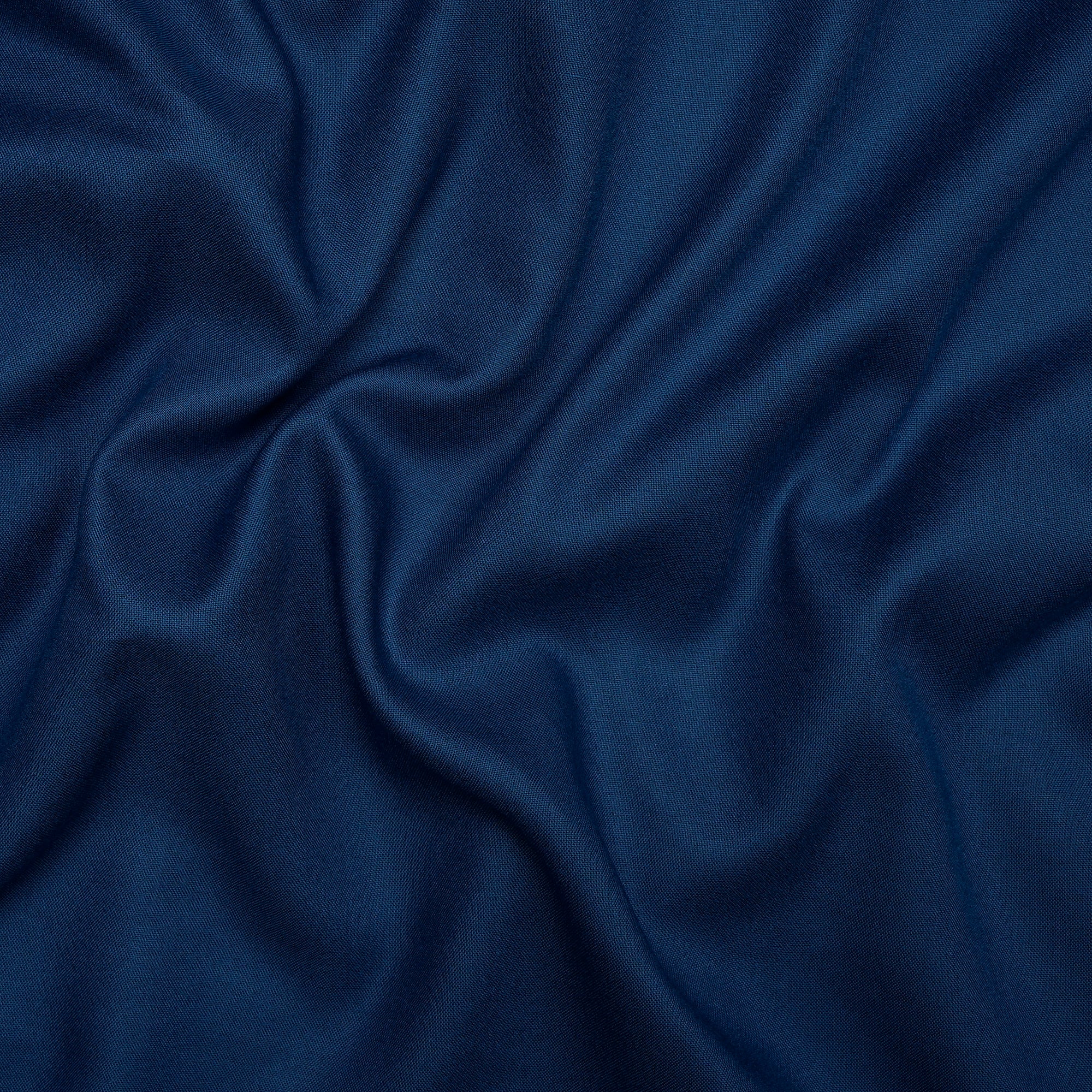 Prussian Blue Mill Dyed Rayon Fabric