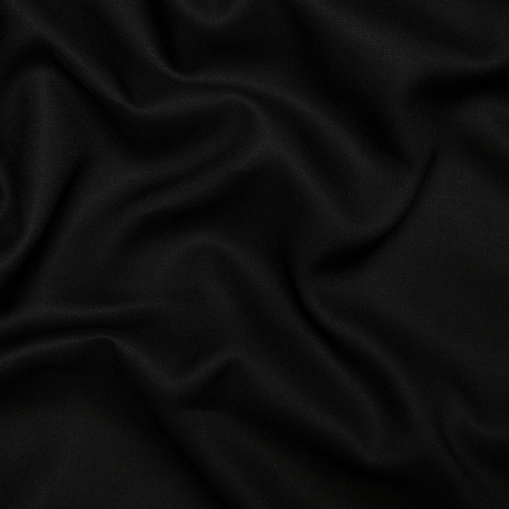 Black Mill Dyed Rayon Fabric
