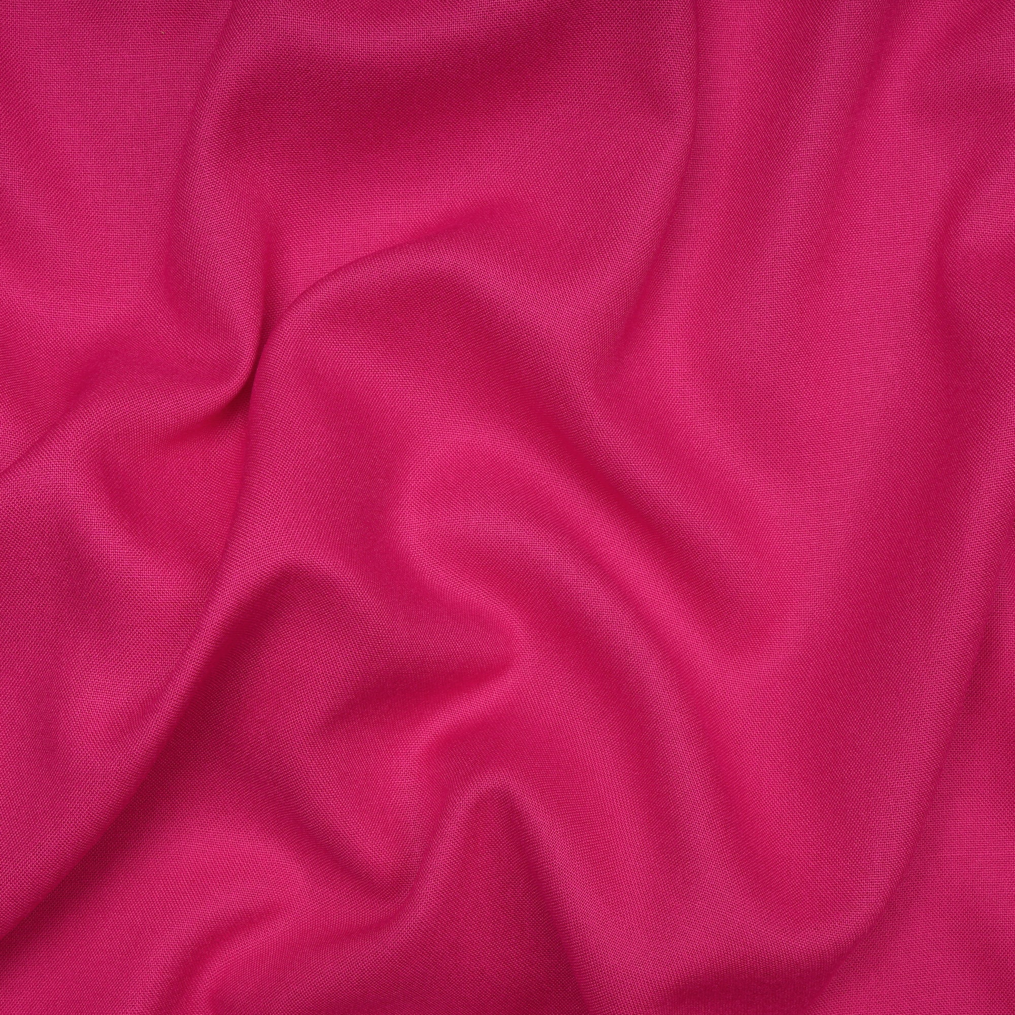 Magenta Mill Dyed Rayon Fabric