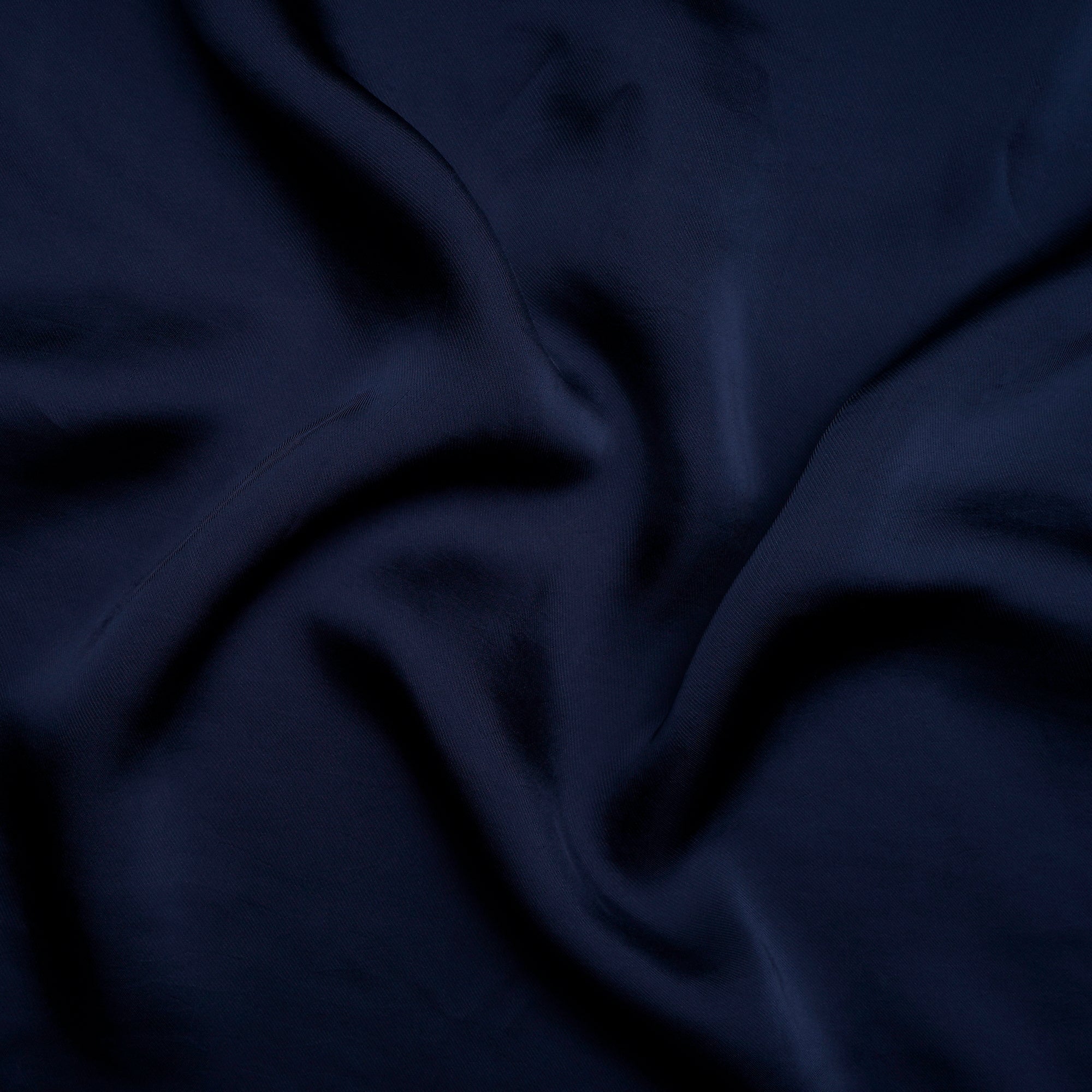 Navy Blue Mill Dyed Satin Organza Fabric