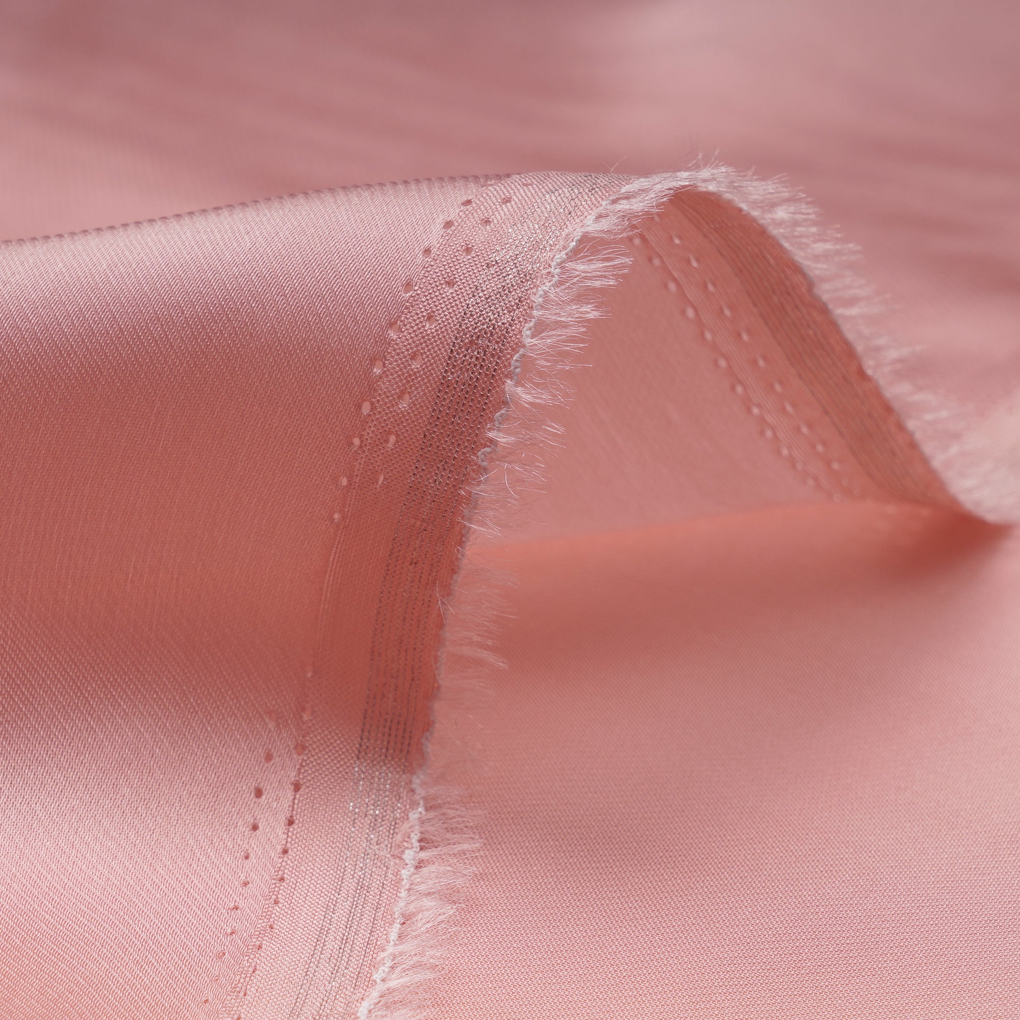 Lemonade Pink Mill Dyed Satin Organza Fabric