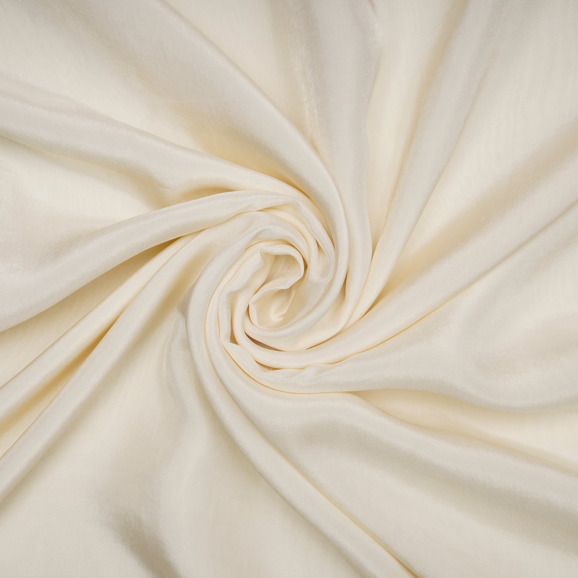 Cream Mill Dyed Baluchi Silk Fabric