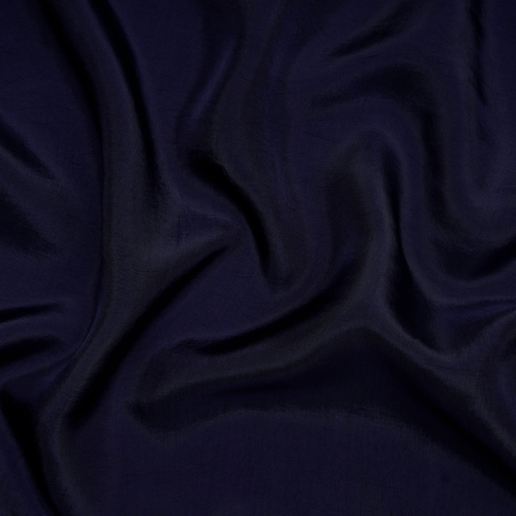 Navy Blue Mill Dyed Baluchi Silk Fabric