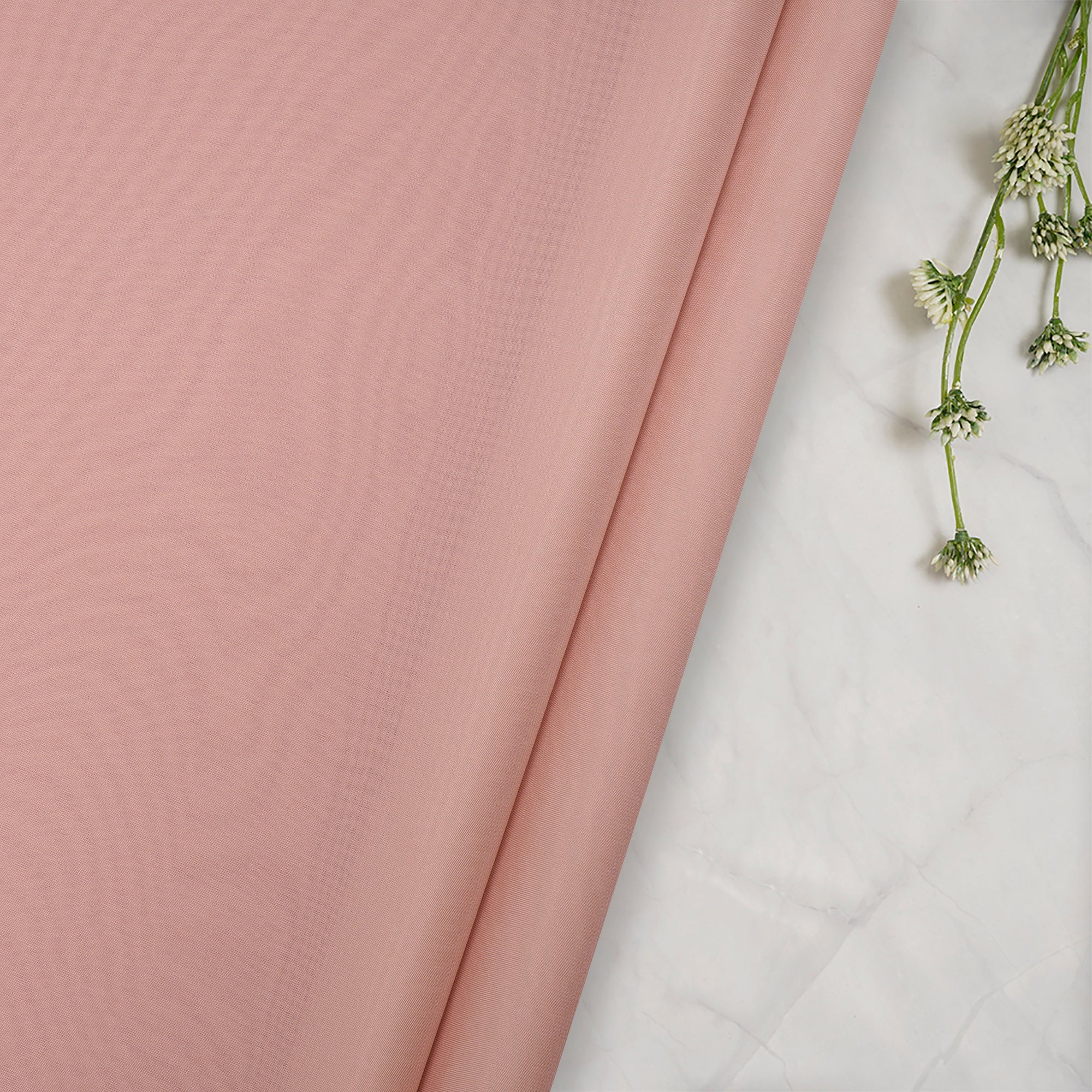 Pink Mill Dyed Viscose Organza Fabric