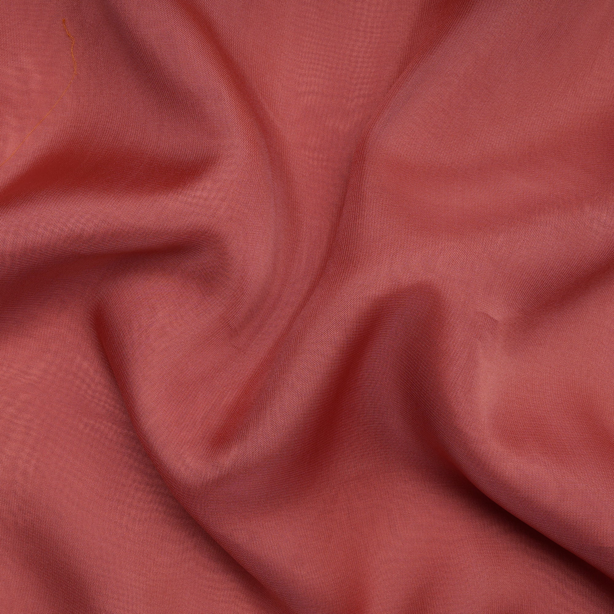 Salmon Pink Mill Dyed Viscose Organza Fabric