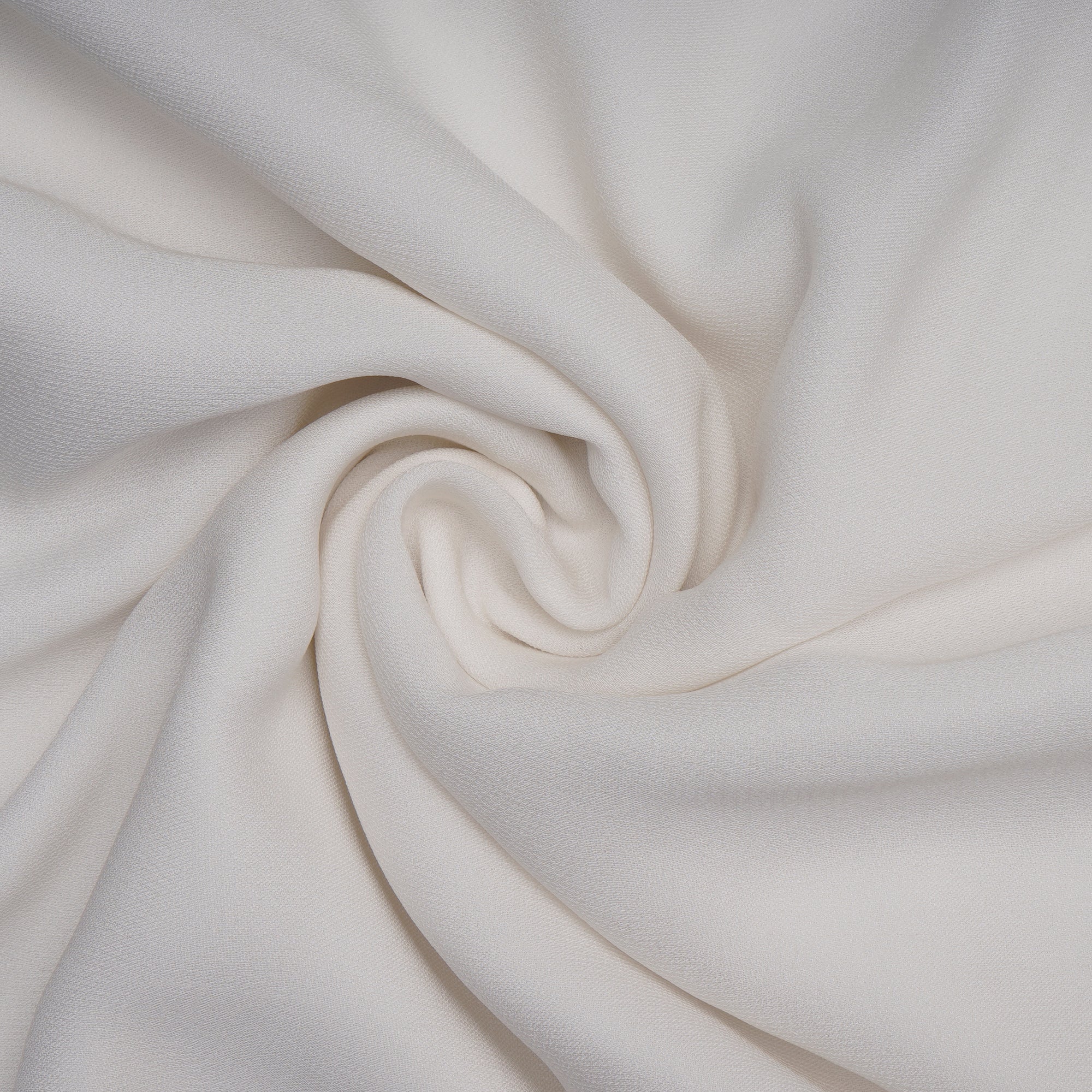 White Dyeable Double Viscose Georgette Fabric