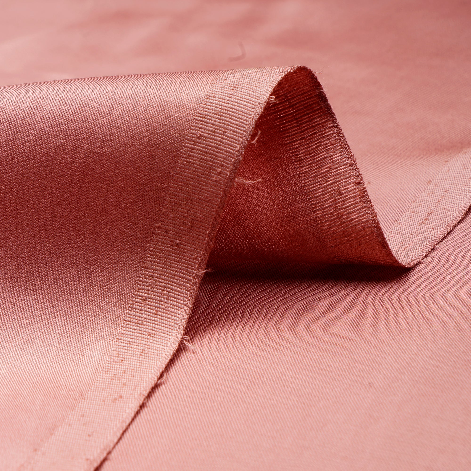 Blush Pink Plain Tencel Modal Twill Fabric