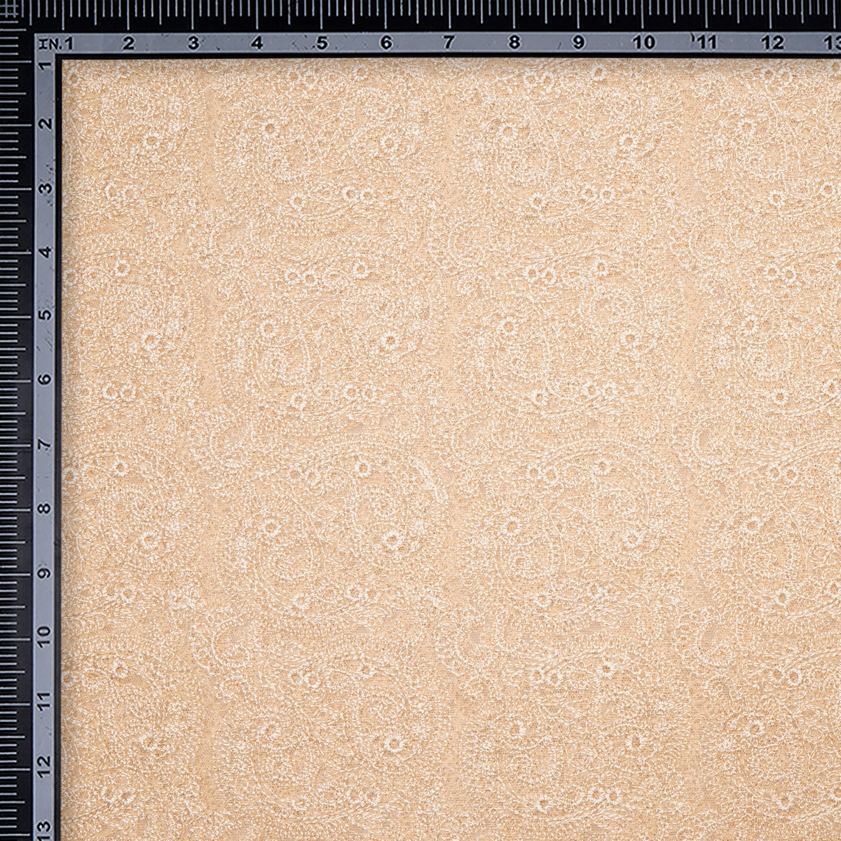 Beige Color Net Buy Beige Color Embroidered Nylon Net Fabric 69902/1 | FFAB