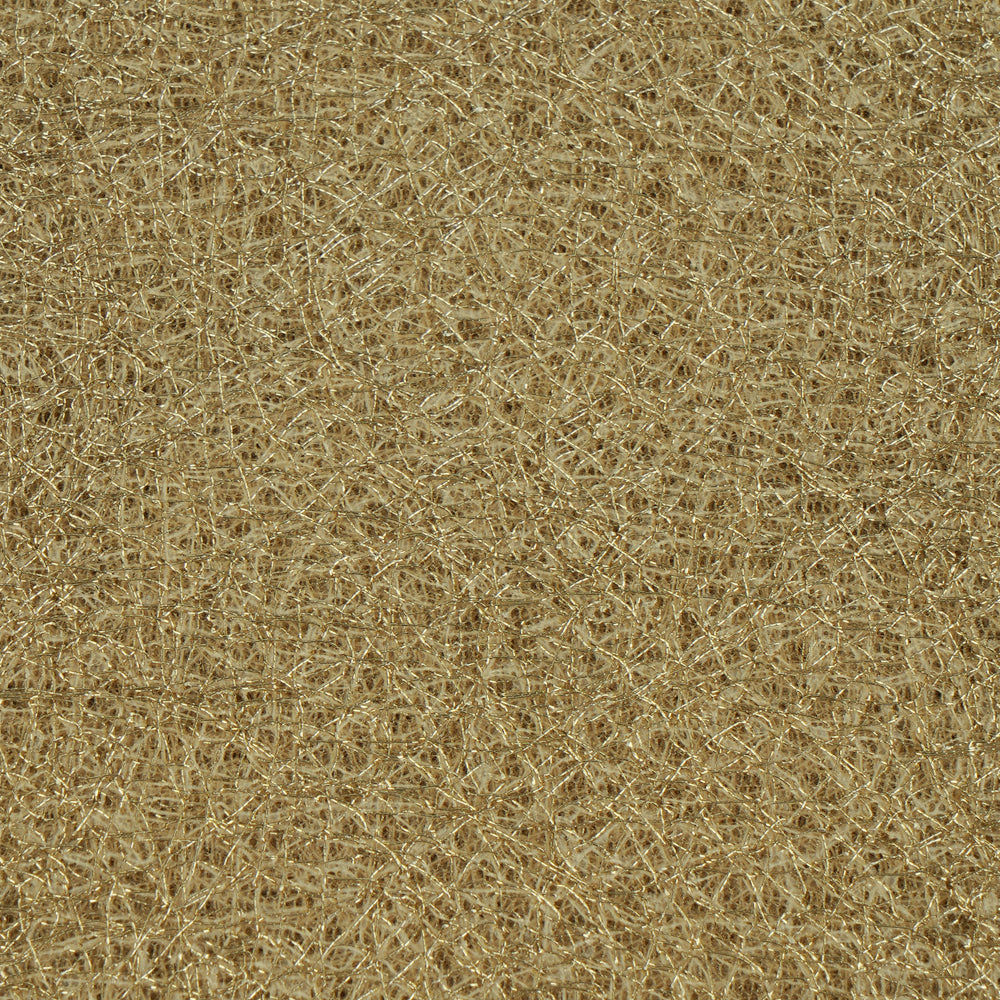 Golden Color Embroidered Nylon Net Fabric