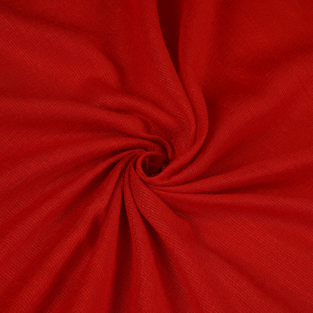 Red Color Muga Silk Fabric