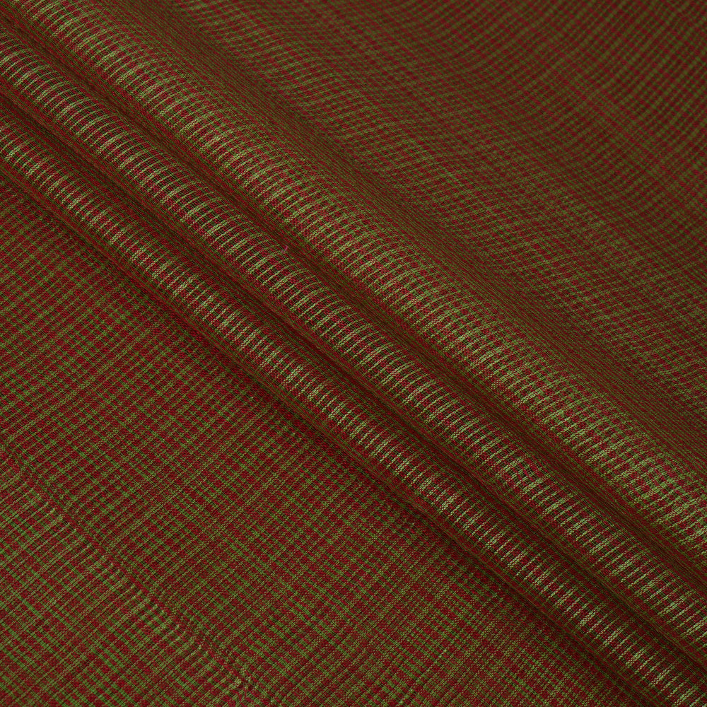 Multi Color Kota Silk Fabric with Zari Border