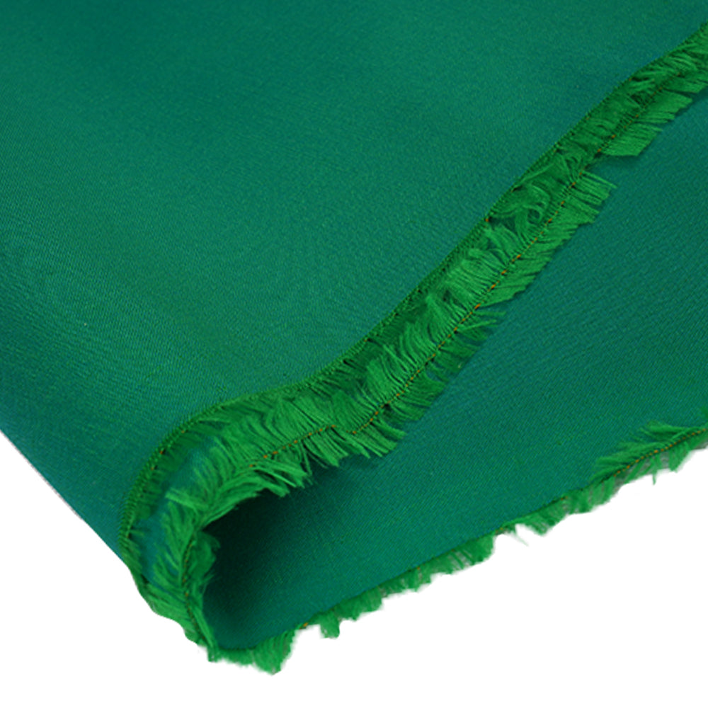 Green Color Blended Silk Fabric
