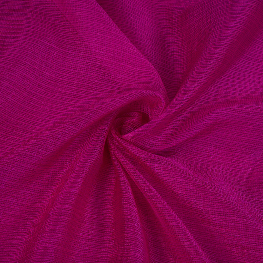 Pink Color Kota Satin Silk Fabric