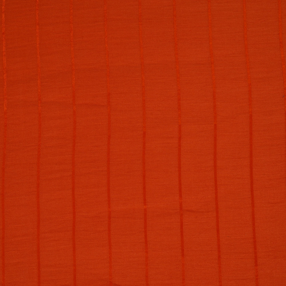 Orange Color Polyester Modal Fabric