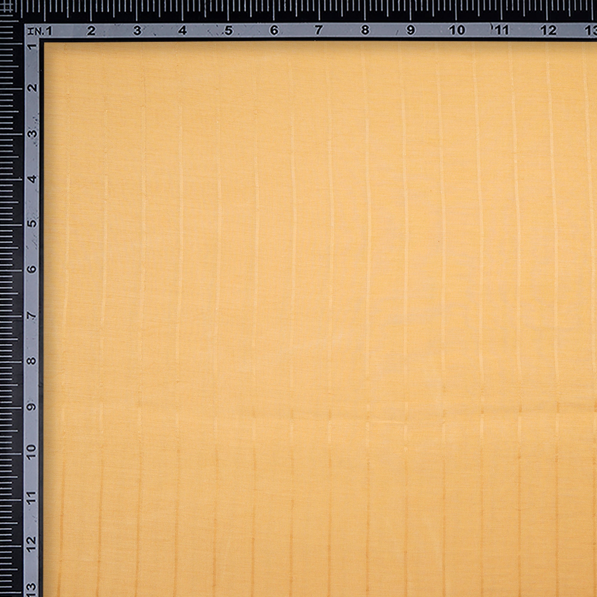 Saffron Mango Color Striped Poly Modal Fabric