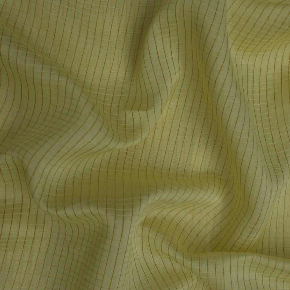 Pineapple Yellow Color Fancy Chanderi Fabric