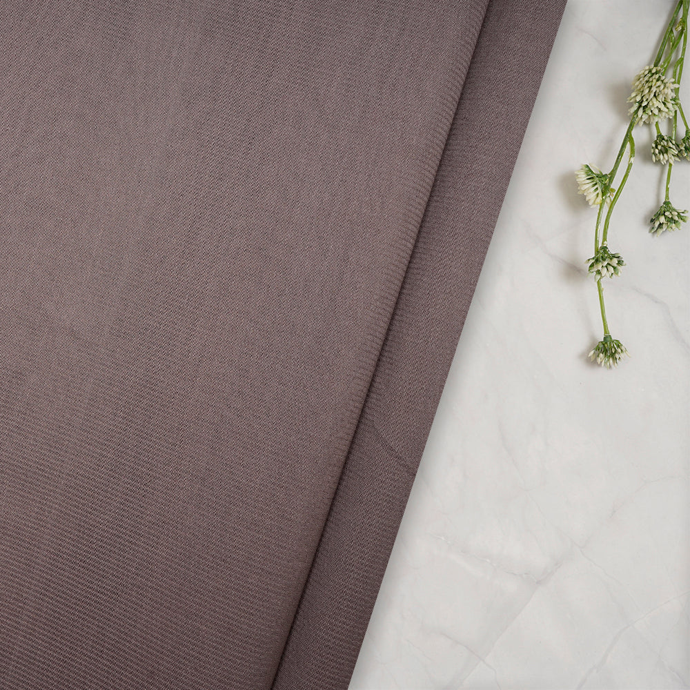 Pinkish Grey Color Woven Fancy Chanderi Fabric