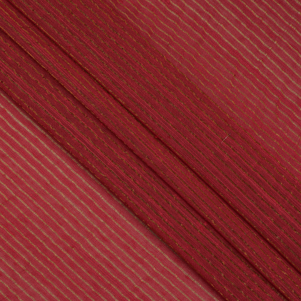 Fuchsia Color Fancy Chanderi Fabric