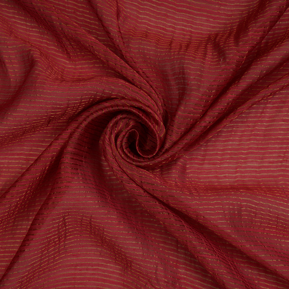 Fuchsia Color Fancy Chanderi Fabric