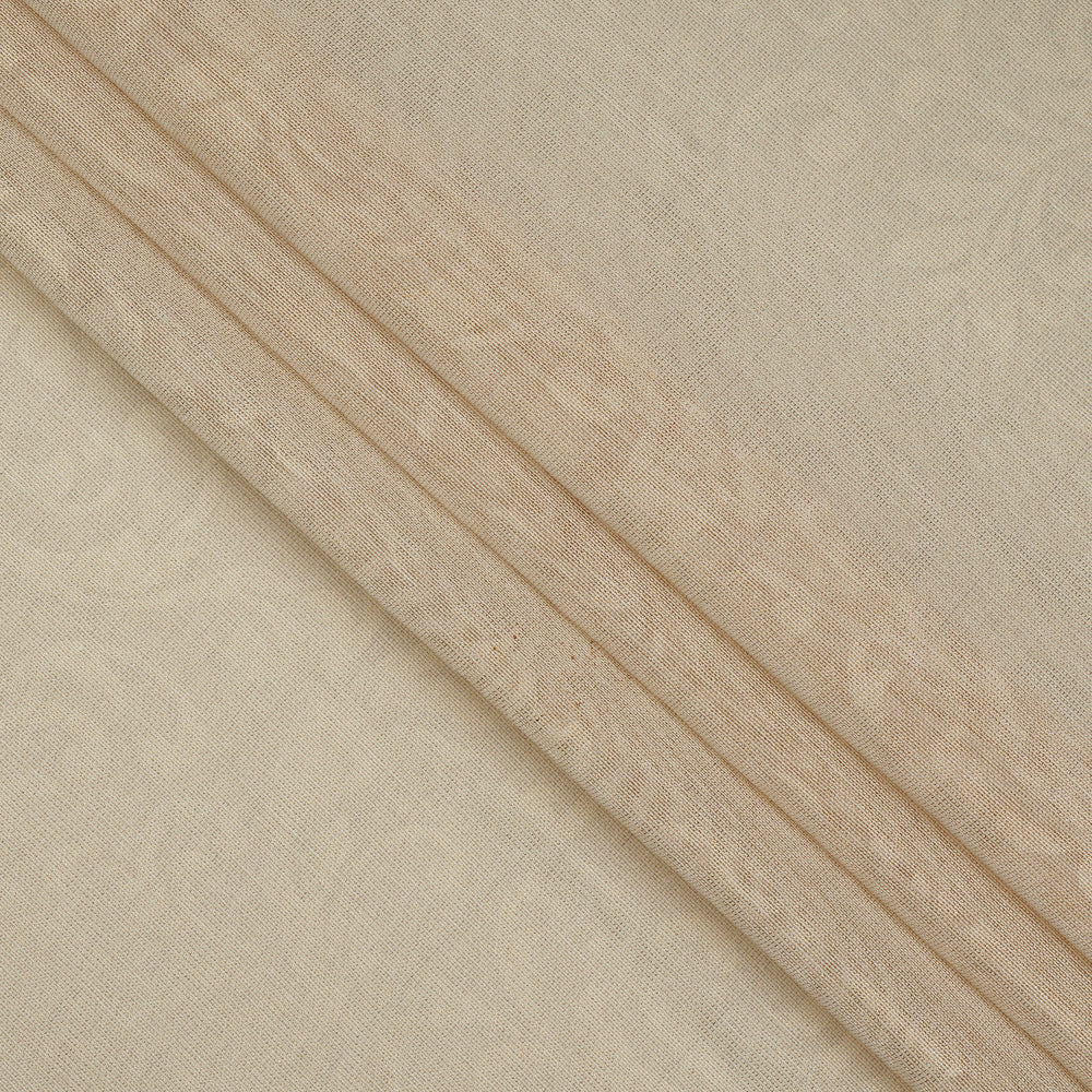 Cream Color Banarasi Cotton Fabric