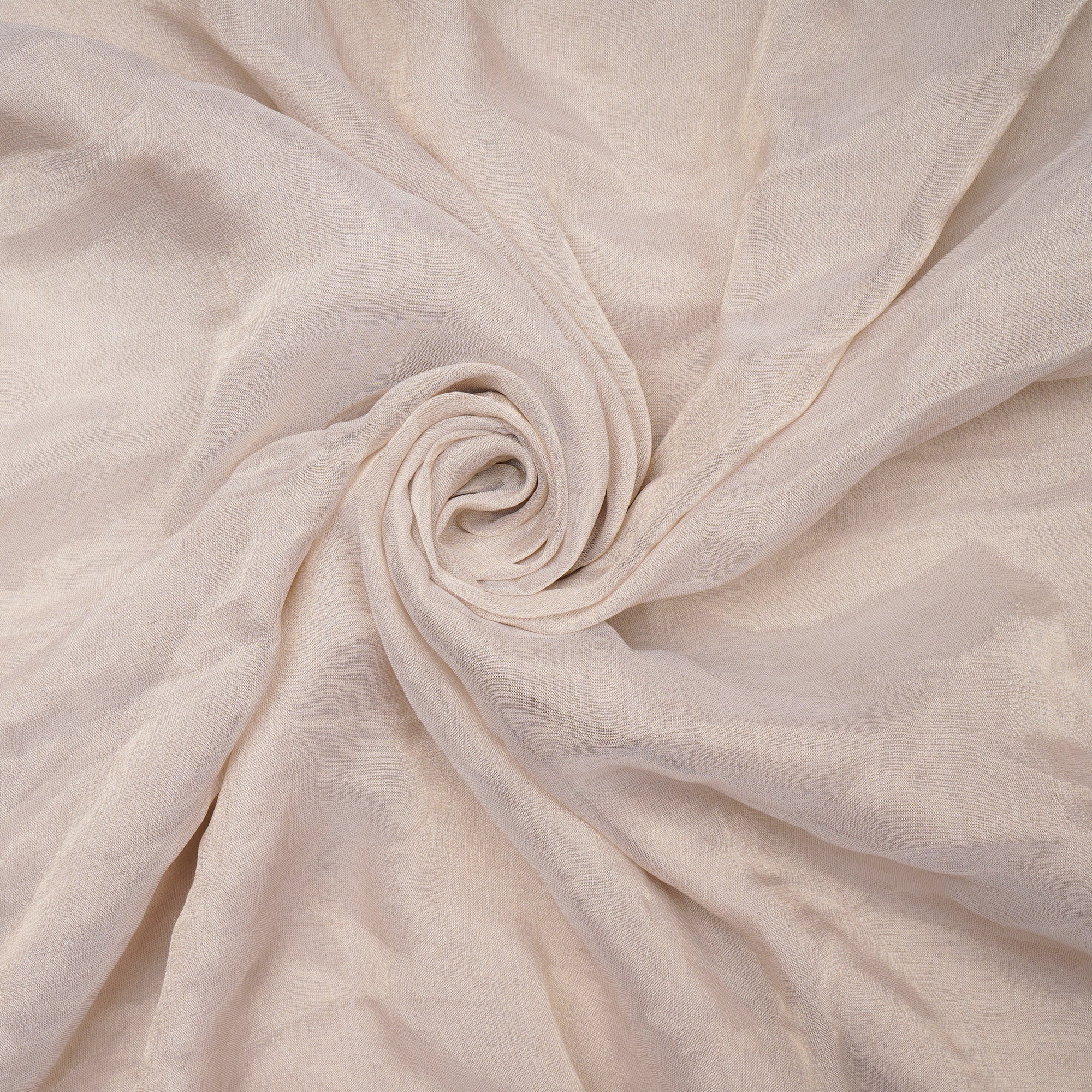 Dyeable Off White Banarasi Tissue Crepe Chiffon Fabric