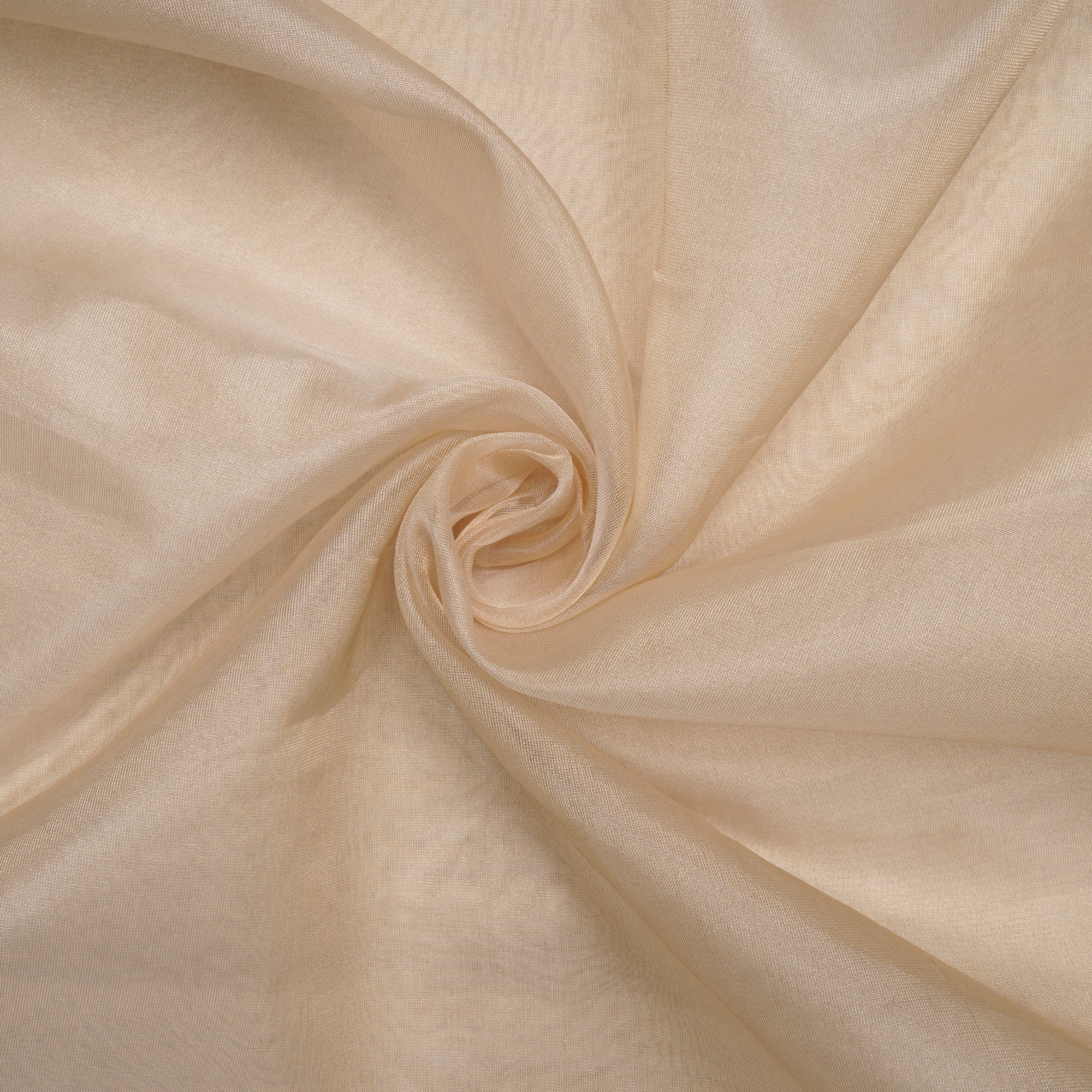 Gold Dyeable Fine Tissue Organza Silk Fabric