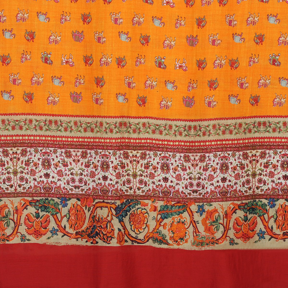 Multi Color Digital Printed Modal Silk Dupatta