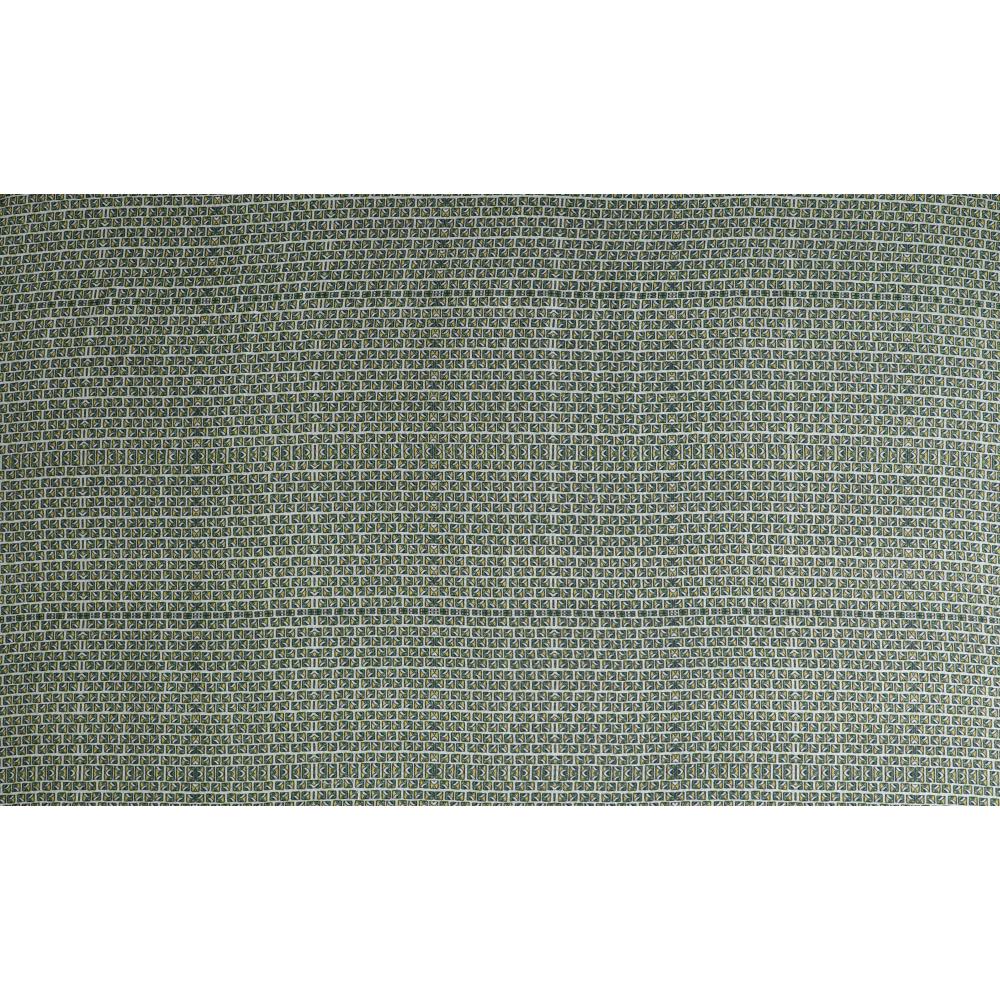 Green Color Digital Printed Muga Georgette Silk Fabric