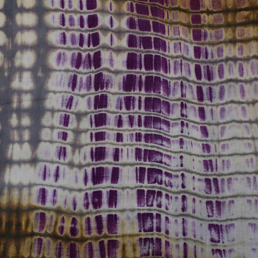 Multi Color Digital Printed Silk Cotton Chanderi Fabric