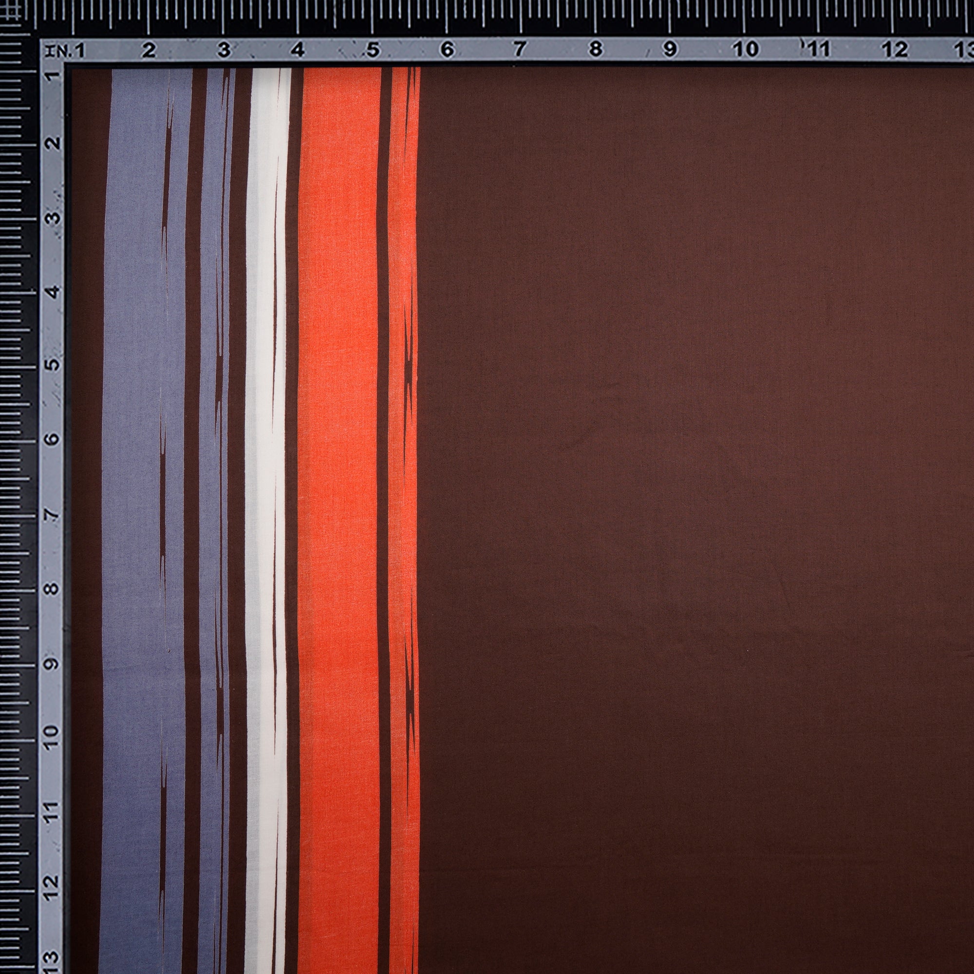 Brown Color Yarn Dyed Cotton Fabric