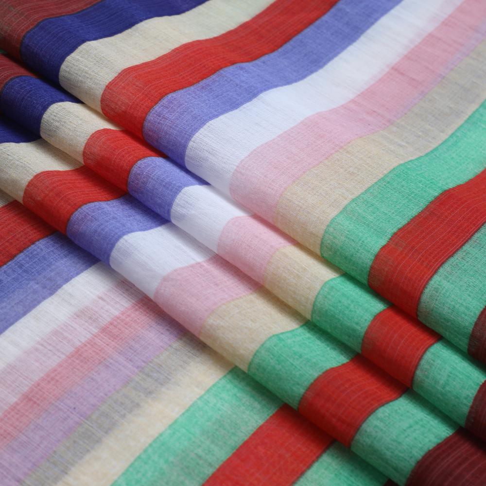 Multi Color Printed Muslin Fabric