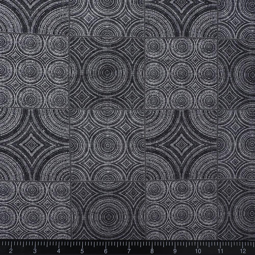 Black-White Color Printed Cambric Cotton Fabric