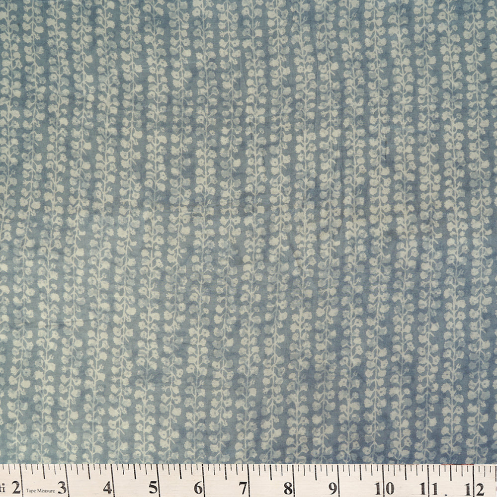 Grey Color Printed Viscose Fabric