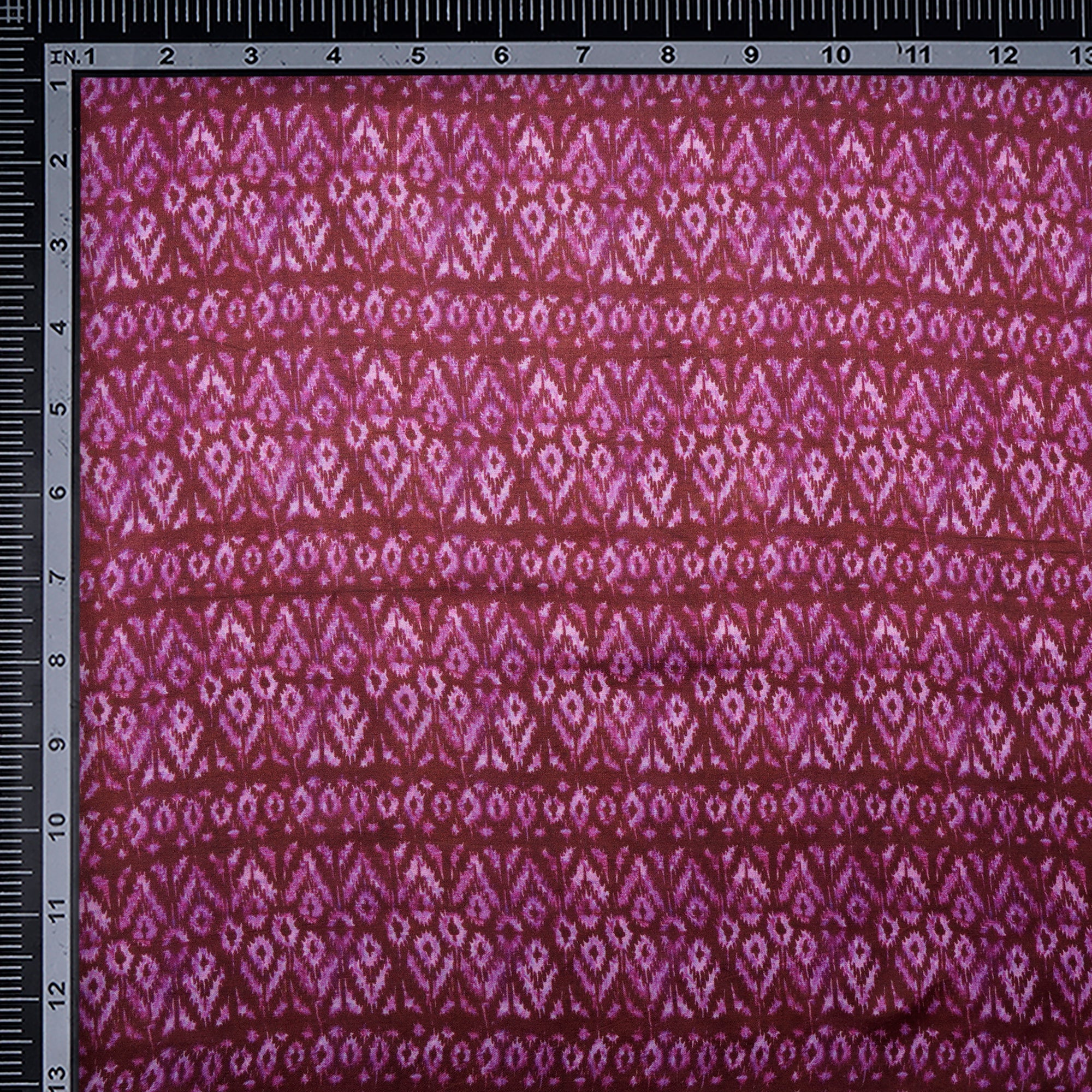 Purple-Brown Color Digital Printed Modal Satin Fabric