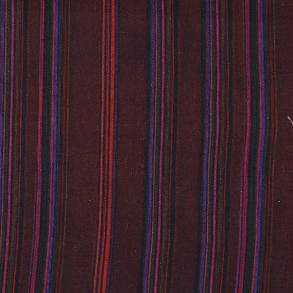 Mauve Color Digital Printed Blended Cotton Linen Fabric