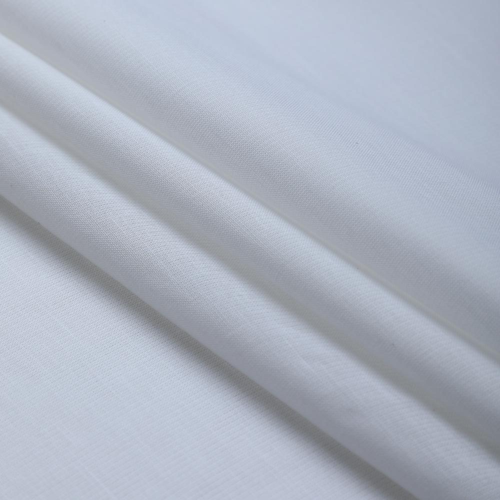 White Color Cotton Georgette Fabric