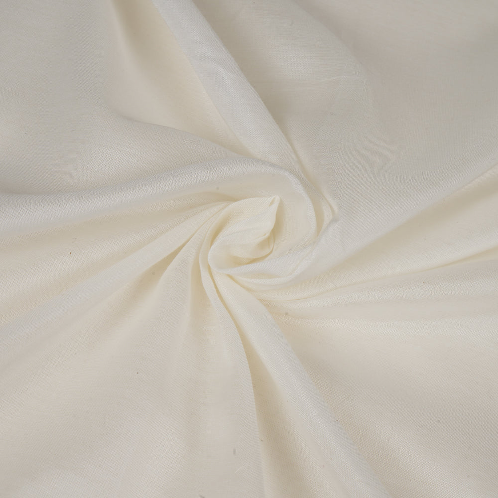 White Color Cotton Voile Fabric