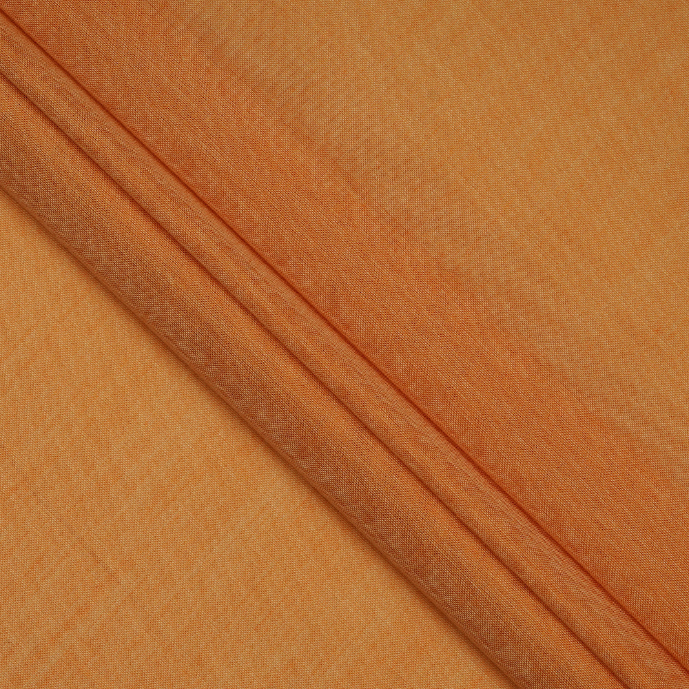 Orange Color Yarn Dyed Pure Cotton Fabric