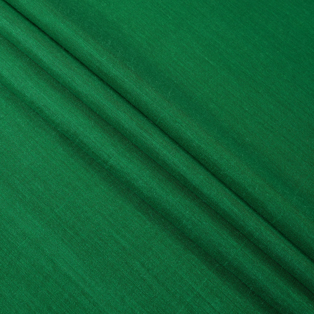 Green Color Ombre Dyed Tussar Muga Fabric