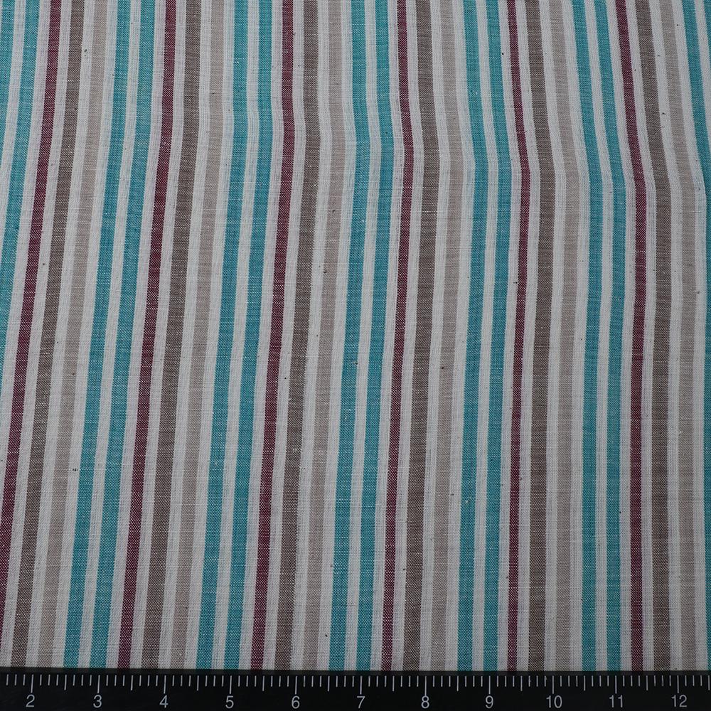 Multi Color Yarn Dyed Muslin Cotton Fabric