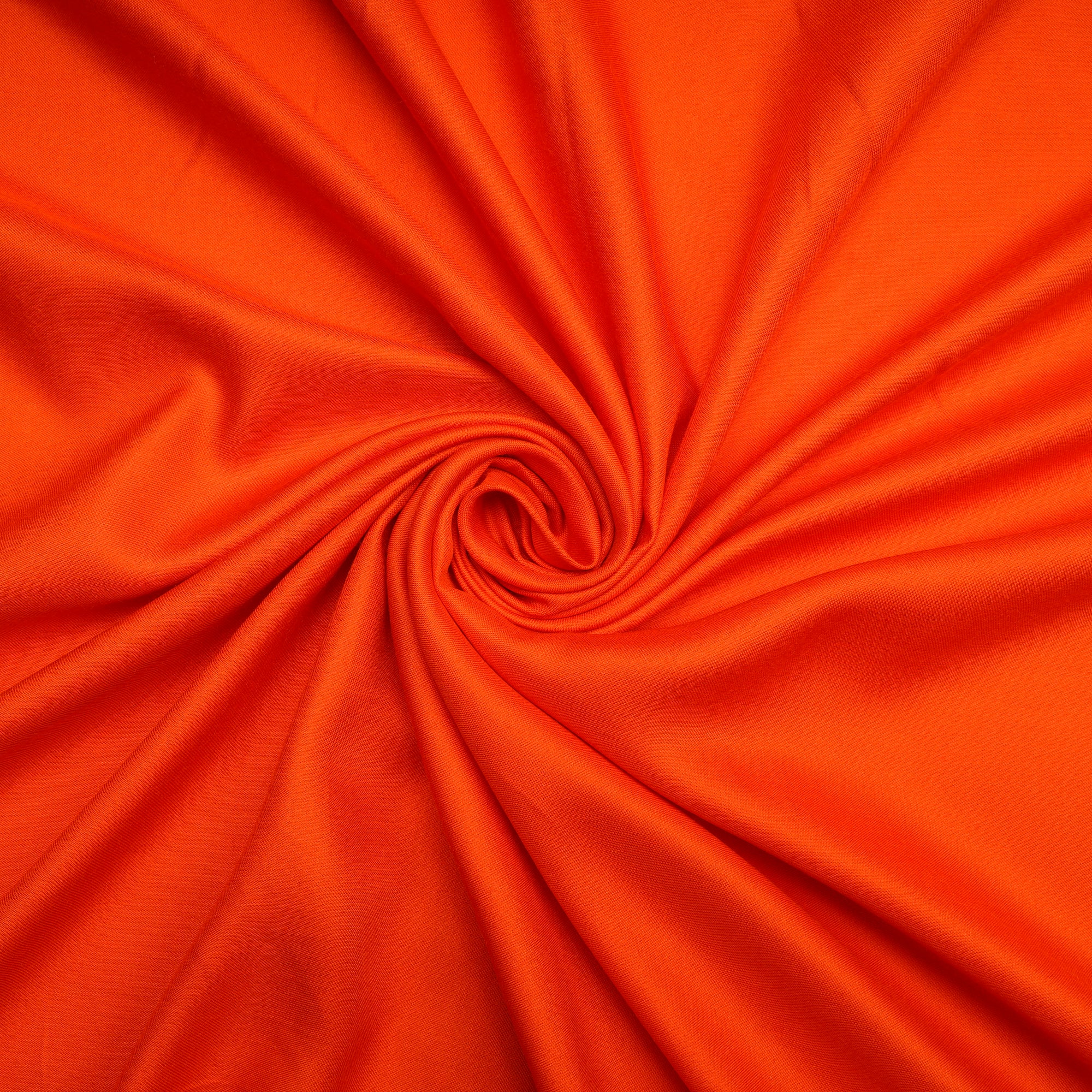Rust Color Piece Dyed Modal Satin Fabric