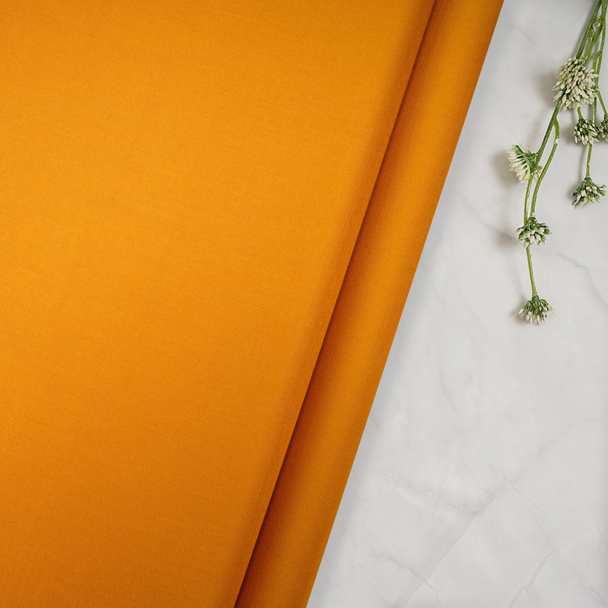 Mustard Color Modal Satin Fabric