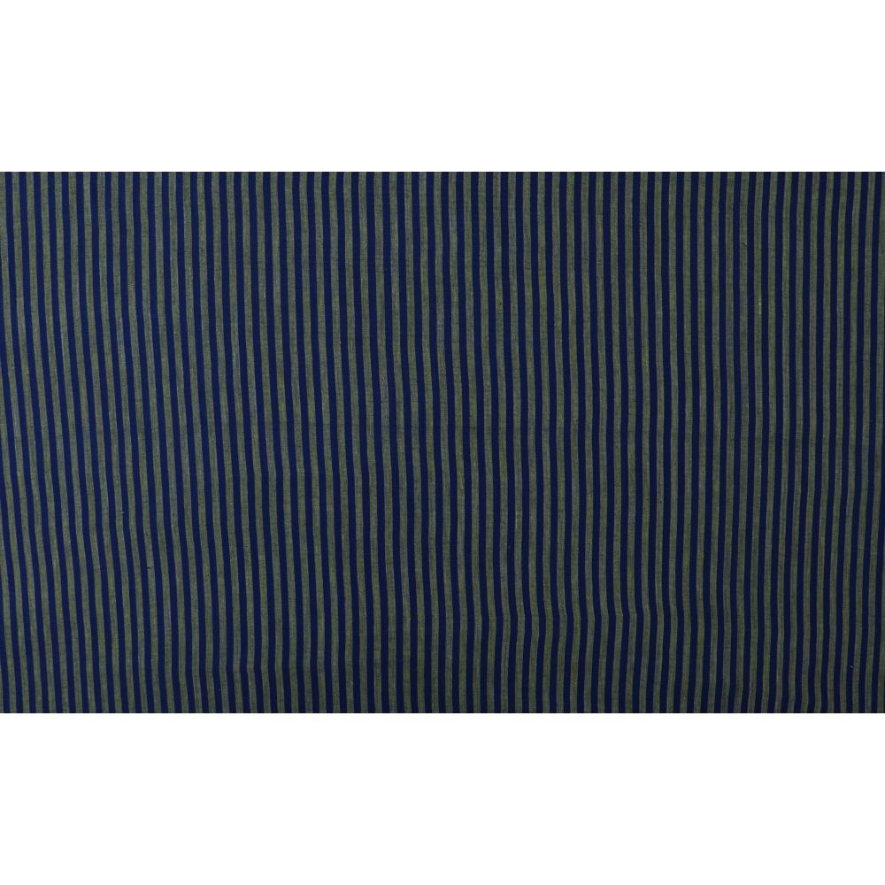 Blue-Yellow Color Yarn Dyed Cotton Muslin Fabric