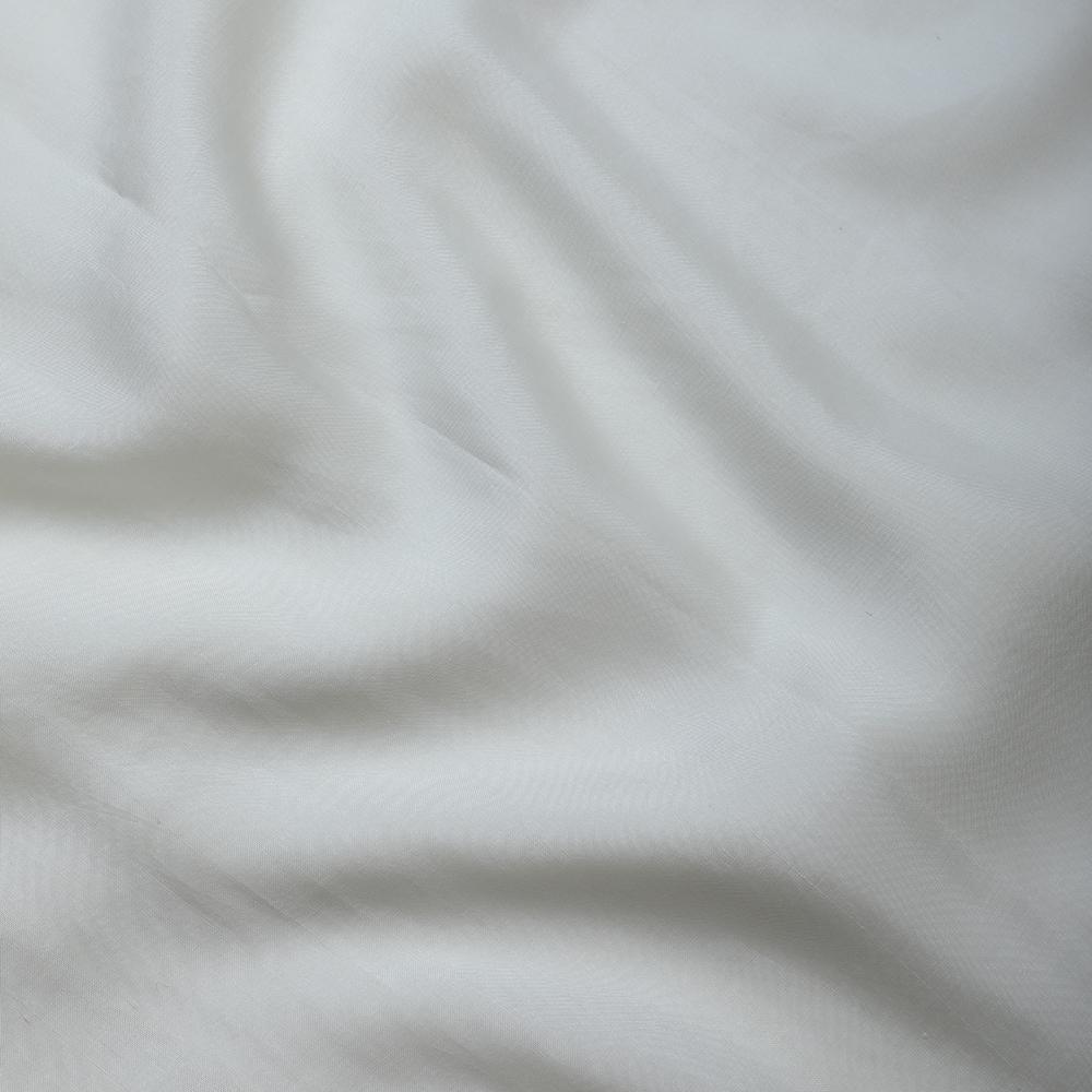 Cream Color Hand Woven Mulberry Silk Fabric