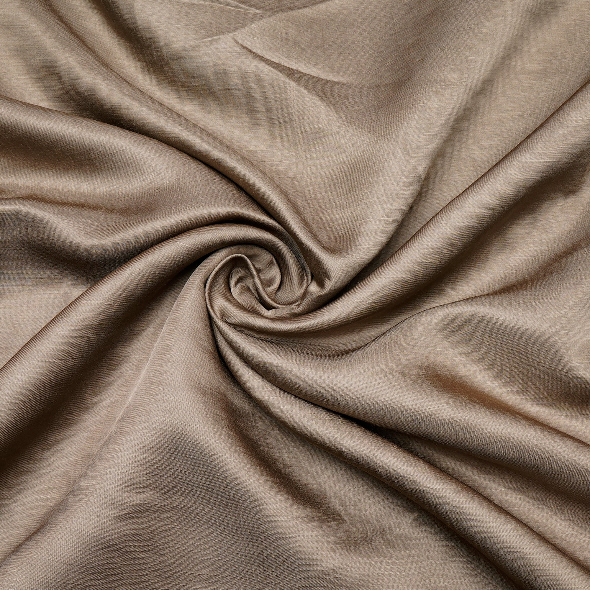 Cinereous Plain Viscose Linen Satin Fabric