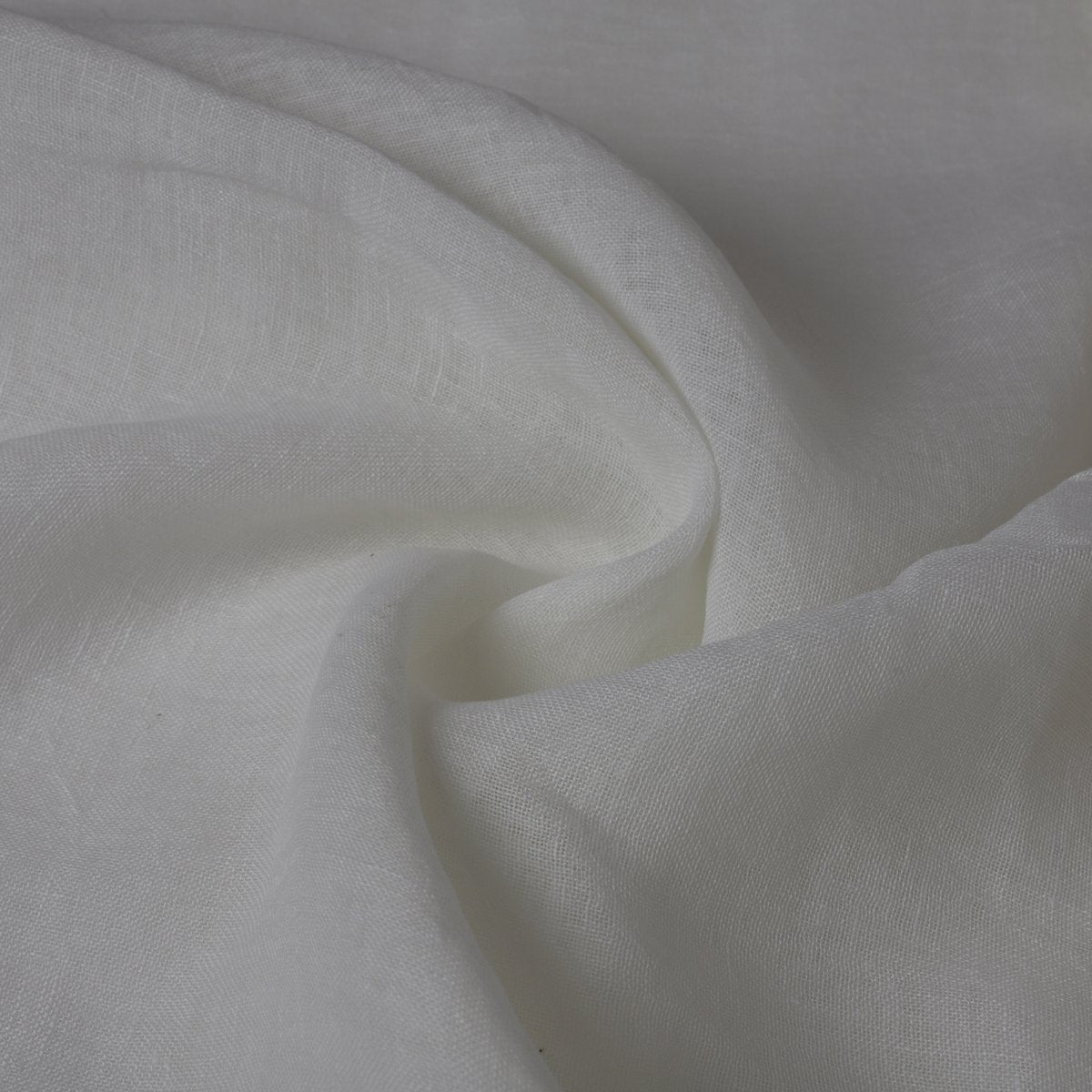 White Color Gauze Linen Fabric