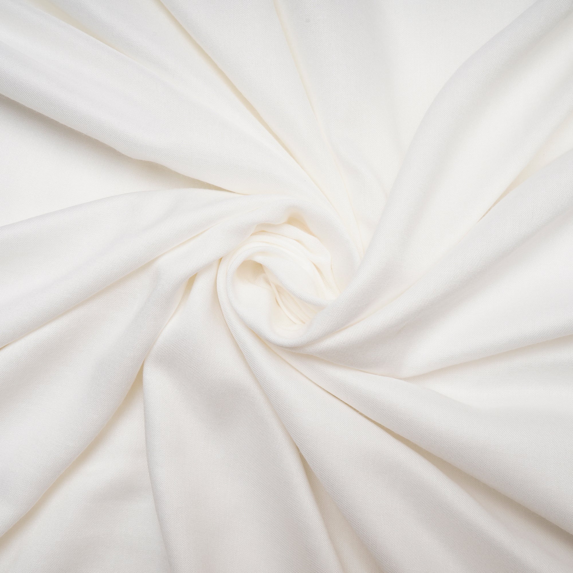 White Color Rayon Dyeable Fabric