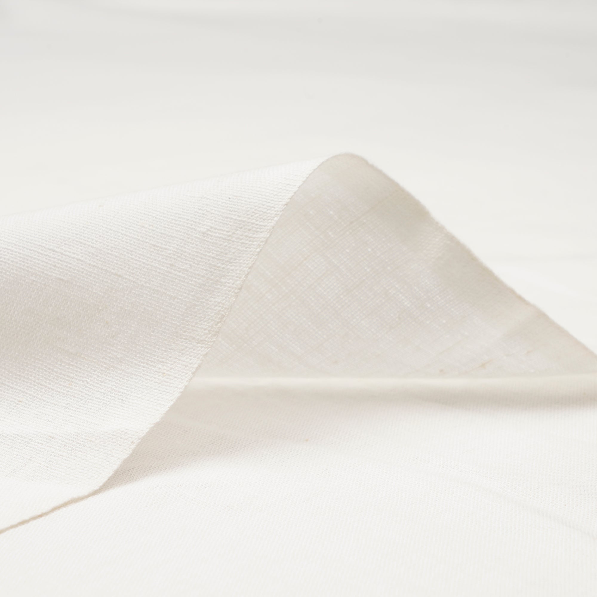 White Dyeable Plain Cotton Flax Fabric