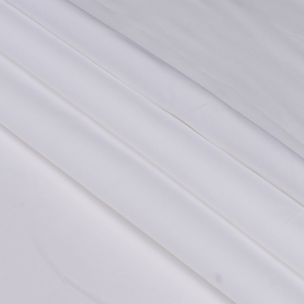 White Color Cotton Poplin Fabric