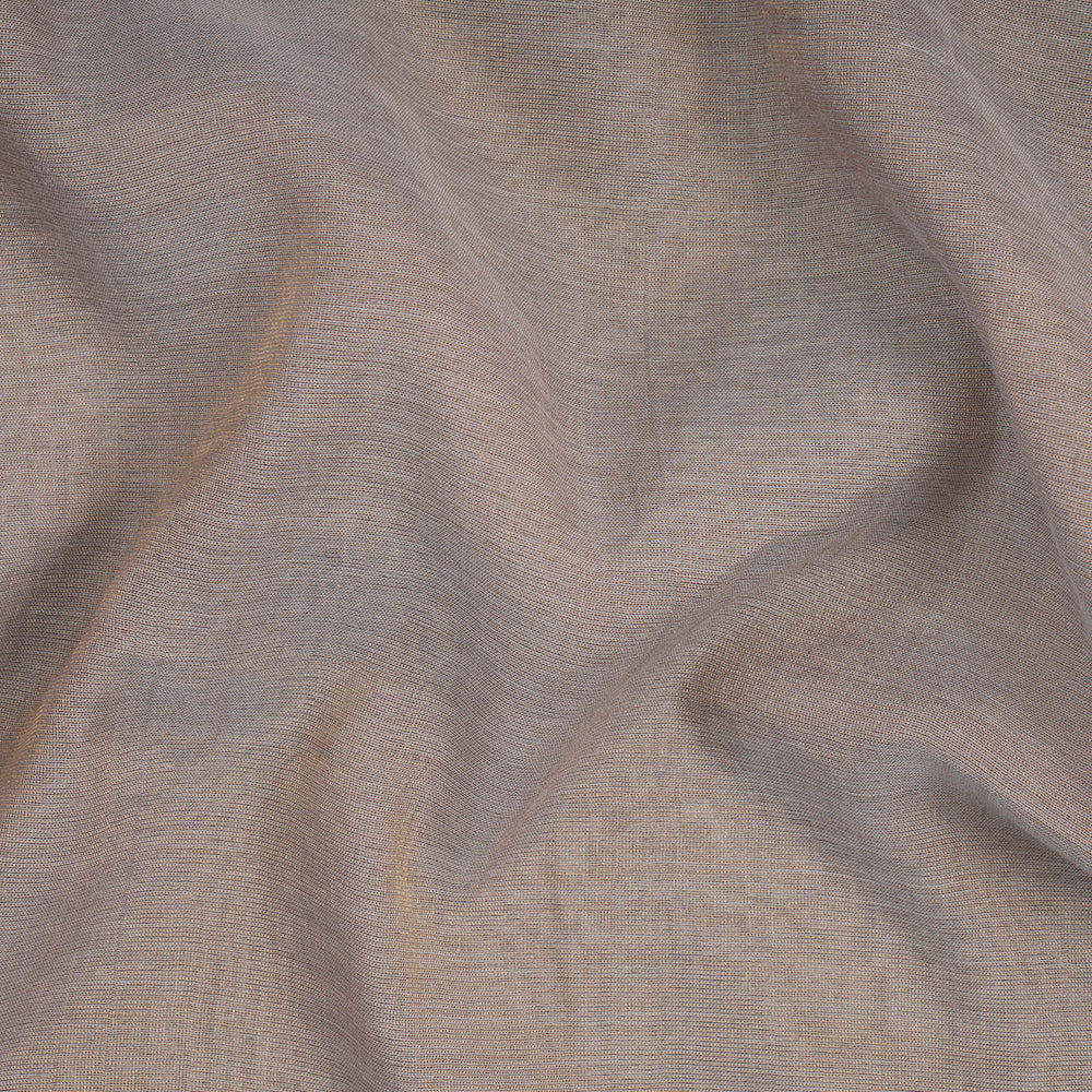 Grey  Color Piece Dyed Fine Tissue Chanderi Fabric